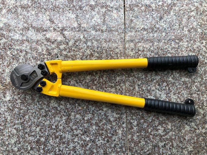 Acescen Hardened Steel Cable Cutters 18" Heavy Duty Industrial Strength Hand Tool Wire Cutters with Tapered Jaws Strong Cutting Plier for 5/16" Stainless Steel Wire Rope Cables A13