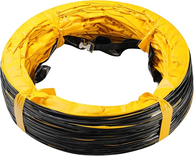 MOUNTO 25FT PVC Flexible Duct Hosing for Exhaust Fan (24inch)