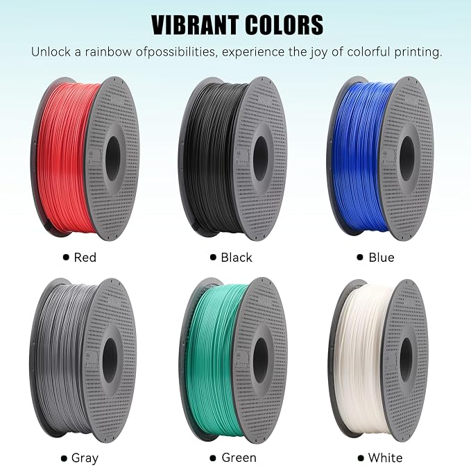 Bamboo Original 1.75MM ASA Filament UV Resistance and Highly Durable with Spool with RFID for Bambu Lab X1,P1 P2S,H2D AMS 1KG +/- 0.03mm (White 45100)