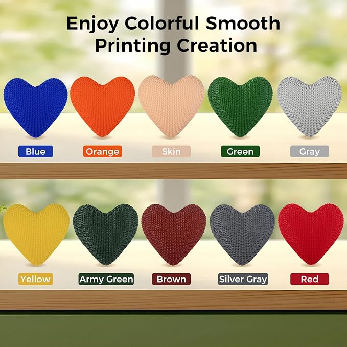 Sovol 3D Printer PETG Filament 1.75mm 1KG (2.2lbs), High Precision, Strong Toughness, Wiring Tightness, Dimensional Accuracy +/- 0.03 mm, 3D Printing PETG Filaments, Green