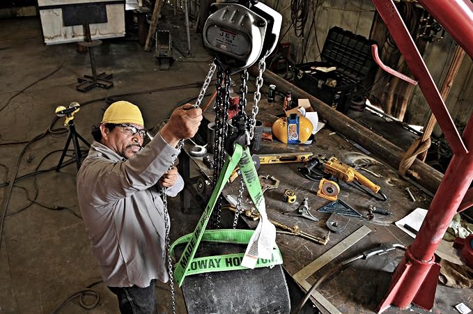 JET 10-Ton Hand Chain Hoist, 30' Lift (Model S90-1000-30)