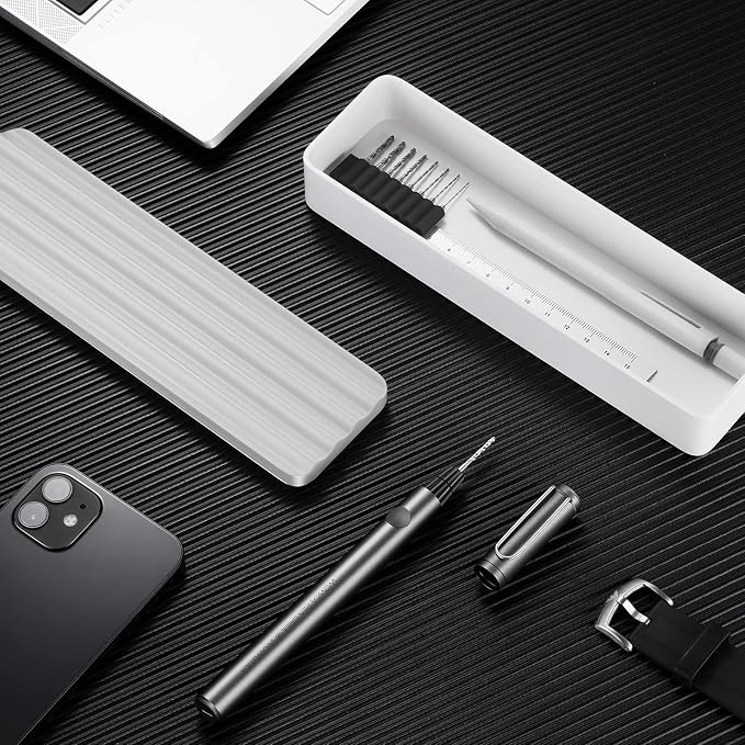 Wowstick Mini Cordless Drill, USB Rechargeable Portable, Multifunction Electric Drill with 8 Accessories, 40 Minute Charge, Ideal for Plastic, Wood, DIY