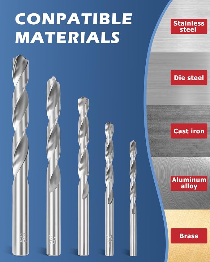 DAYUAN 131Pcs Metric Helicoil Thread Repair Kit, HSS Drill Heli Coil Repair | M5-M12 Sizes,HSS Drill Bits & Taps,Stainless Steel Inserts,Repairs Stripped Threads,Storage Case