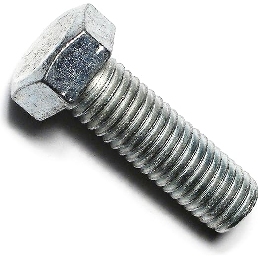Hard-to-Find Fastener 014973244576 Full Thread Hex Tap Bolts, 5/8 x 2-Inch, 25-Piece