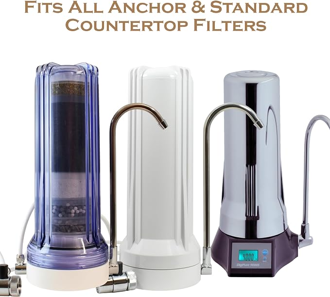 Anchor AF-1110 10-Stage Alkaline Mineral, Anti-oxidizing Countertop Replacement Filter Cartridge - Removes PFASs, Heavy Metals, Chlorine