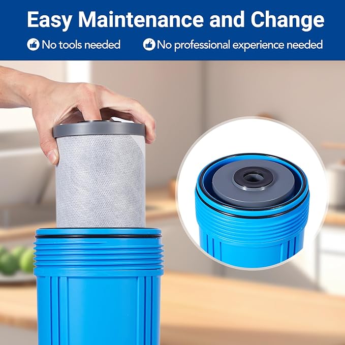 Whole House Activated Carbon Fiber Replacement Filter Cartridge, WF-CF20BB, Fit for WF3-03 and WF3-01 Pro Whole House System