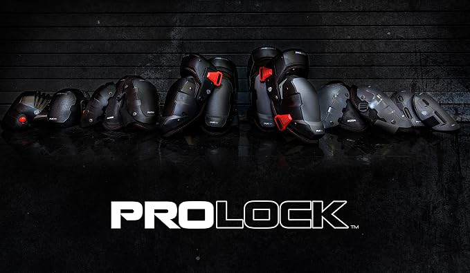 Prolock Weight-Dispersing Foam Knee Pads, Ideal for Flooring/Roofing, Easy to Adjust With Glove-Friendly Pull Tabs (1 pair)