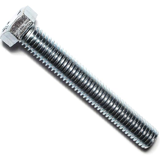 Hard to Find Fastener Tap Hex Bolts, Durable Corrosion-Resistant Steel Hex Head Bolt for Home Improvement, DIY, Construction, 1/2-13 x 3-1/2, Pack of 25