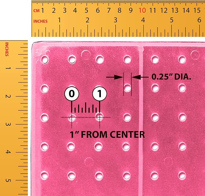 Azar Displays 701414-PNK-4C32 Rotating Countertop Display Kit with Peg Hooks Included, 14 Inches Wide x 14 Inches Deep x 20 Inches High, Pegboard Spinner Organizer, Pink