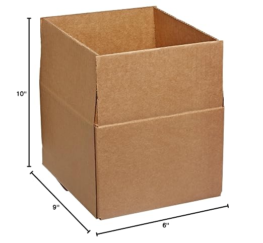 AVIDITI 10 x 9 x 6 Corrugated Cardboard Boxes, Small 10"L x 9"W x 6"H, Pack of 25 | Shipping, Packaging, Moving, Storage Box for Home or Business, Strong Wholesale Bulk Boxes