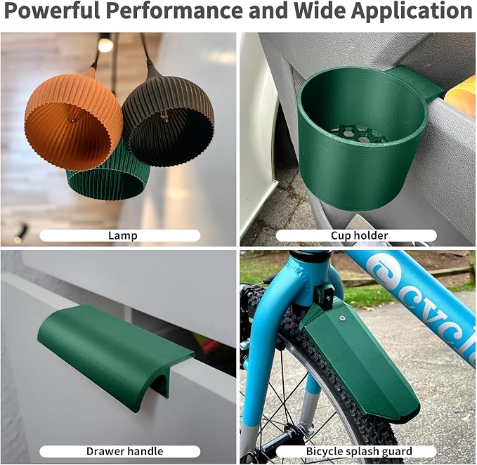 IEMAI Carbon Fiber PETG Filament 1.75mm Matte Army Green 1KG, PETG-CF 3D Printer Filament with Dimensional Stability & Low Warpage, High Stiffness, Heat Resistant, Easy Print