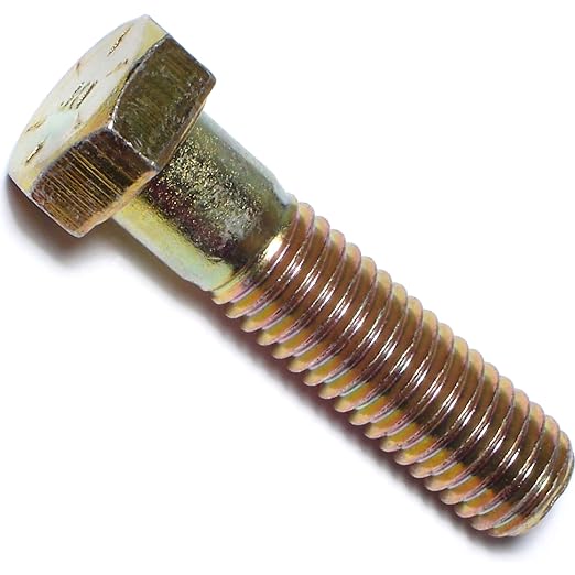Hard-to-Find Fastener Grade 8 Hex Cap Coarse Large Bolts, Midwest Assortment Refill, Steel Hex Bolts for Construction, Home Improvement, 1/2-13 x 2 - Inch, Pack of 4