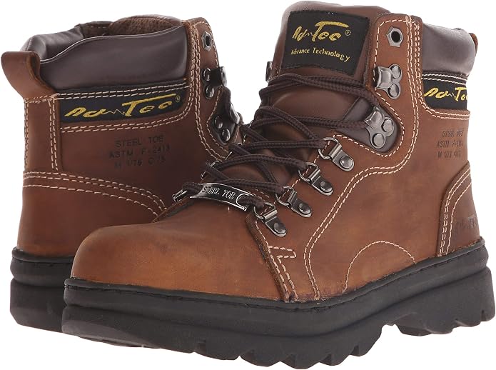 AdTec Women's 6" Steel Toe Work Boot