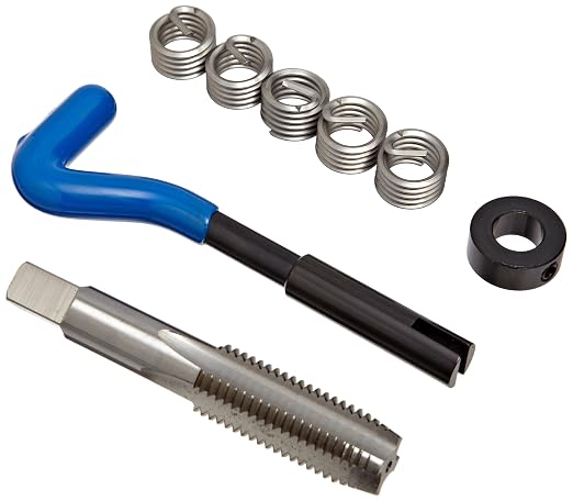 E-Z Lok EK21410 Helical Threaded Insert Kit, 304 Stainless Steel, 5/8"-11 Thread Size, 0.625" Installed Length (Pack of 5)