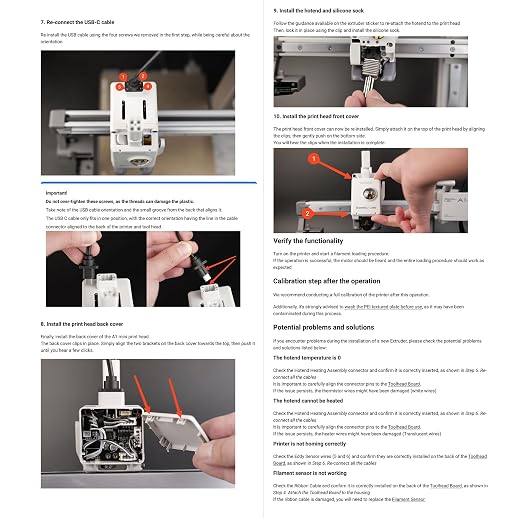 ENOMAKER Bamboo Lab A1 Mini,A1 Extruder Unit,with Hardened Steel Dual Gear,Filament Cutter&Motor,Complete Toolhead Extruder Assembly Replacement Parts,High Extrusion Force,Anti-Slip for Tough Filament