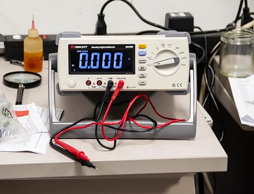 Triplett MM700B Benchtop Digital Multimeter AC Powered TRMS Meter with a Large LCD with Certificate of Traceability to NIST