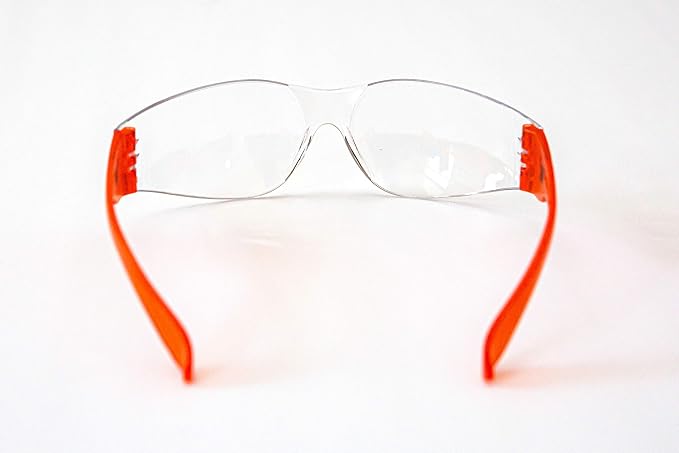 G & F Products - 13016-NEW 13016NEW Safety Goggles with 99% Protection Against UV-A, B & C Rays, Impact, & Ballistic Resistant & Clear Lenses 12 Count (Pack of 1) unisex