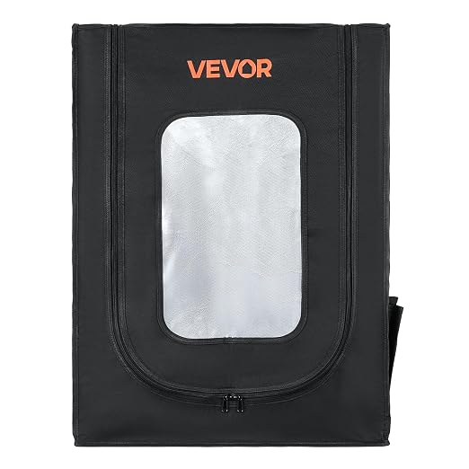 VEVOR 3D Printer Enclosure, Dustproof Waterproof Oxford Cloth 3D Printer Tent, Constant Temperature Protective Case with LED Lighting, Compatible with Creality/ELEGOO/Anycubic Multiple Popular Models