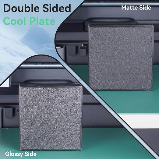 Spark i7 Cold Build Plate 267 * 301mm Double Sided Glossy+Matte Low-Temperature Print,Strong-Adhesion Platform, Compatible with Creality Spark i7 3D Printer(No Glue Required)-1PCS