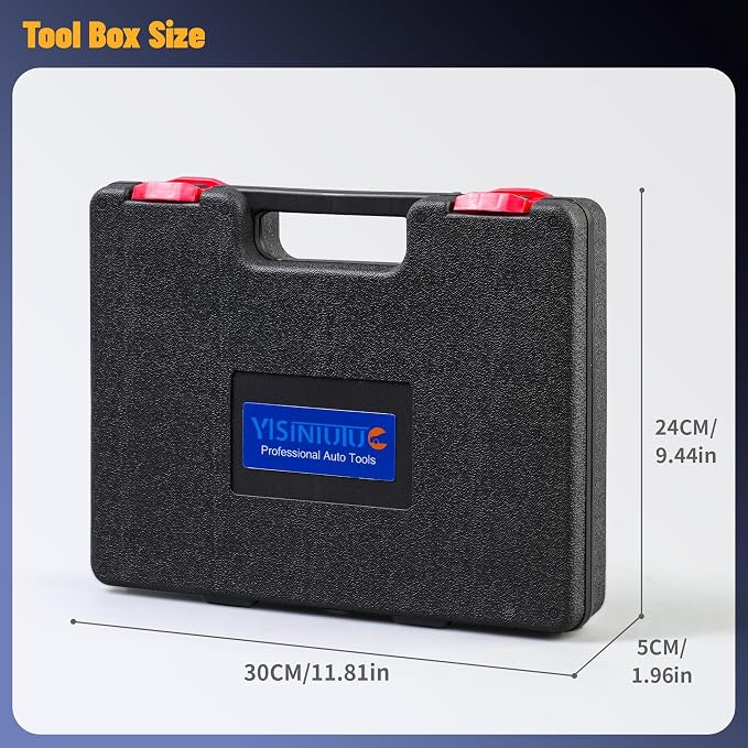 49PCS Thread Chaser Set, Thread Repair Thread Chaser Kit Metric SAE Bolt Restorer File Nut Rethreader Automotive Wheel Stud Spark Plug Engine Bolt Holeson Standard Screw Threading UNC UNF
