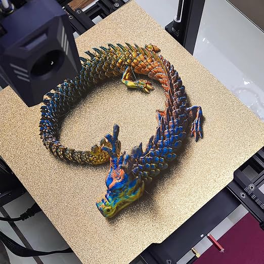 310x310mm Qidi Plus 4 Build Plate PEI Sheet Double Sided Textured Flexible Spring Steel Magnetic Bed for Cr-10,CR-10S, CR-10S pro, CR-10V2, CR-10 V3 3D Printer.