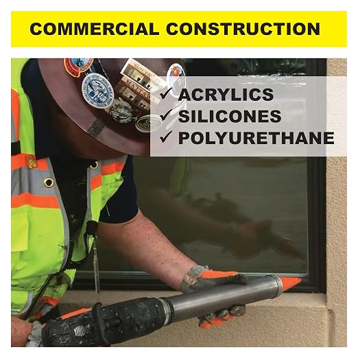 Albion DL-45-T17E 20oz Cordless Bulk Gun w/Orange Cone Nozzles 18 Volt