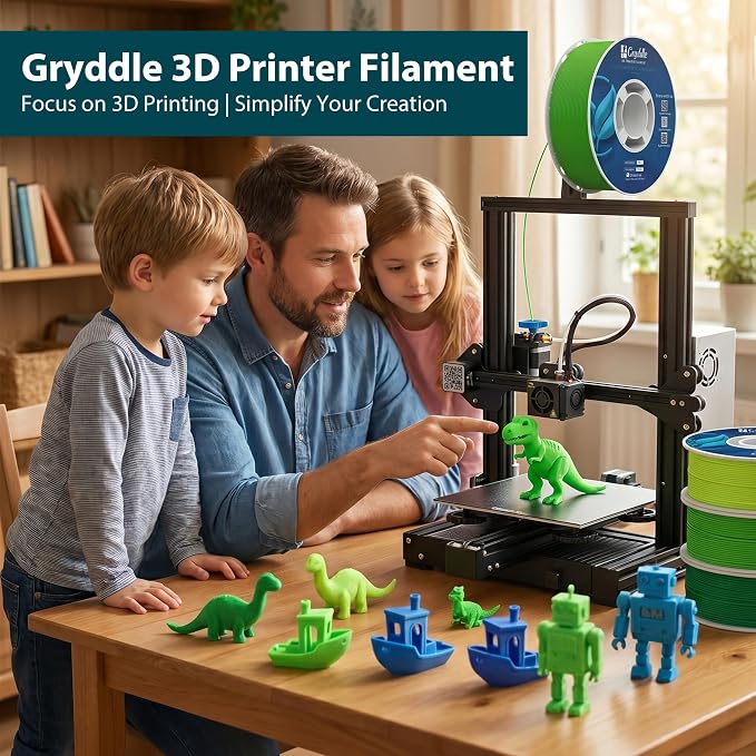 PLA 3D Printer Filament 1.75mm, 16 Rolls Bundle (1kg/2.2lb per Roll), 16kg Total, High Dimensional Accuracy & Low Odor, Suitable for Beginners, Compatible with FDM Printers