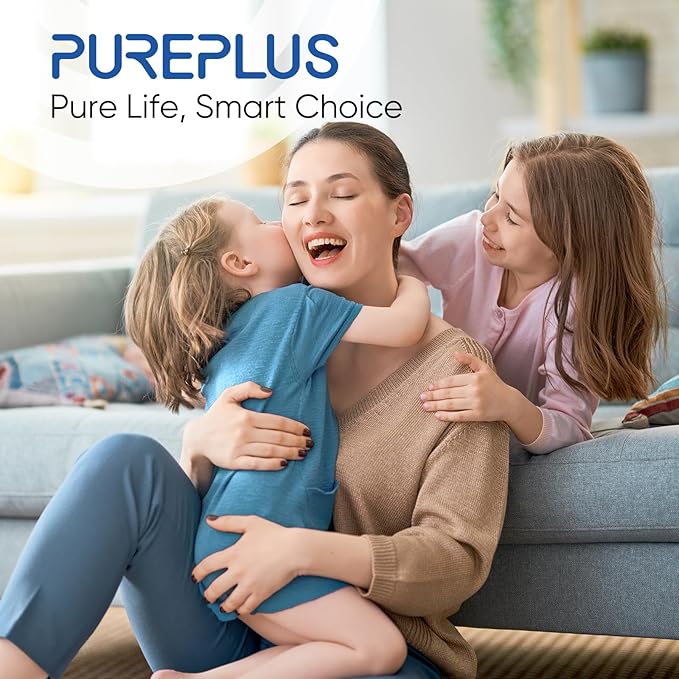 PUREPLUS 10"Ć4.5" String Wound Sediment Filter Compound With Iron Reducing Filter, Compatible With Whole House Water Filtration System For Well Water, 1Pack