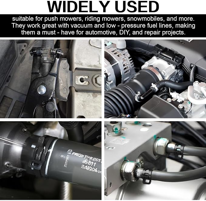 352Pcs Fuel Line Spring Band Hose Clamp Assortment Kit 15 Sizes | 6-25mm, Automotive, Constant Tension Clip, Spring Steel, Silicone Hose Clamps, DIY, Water Pipe, Clamp Plier, Air Vacuum
