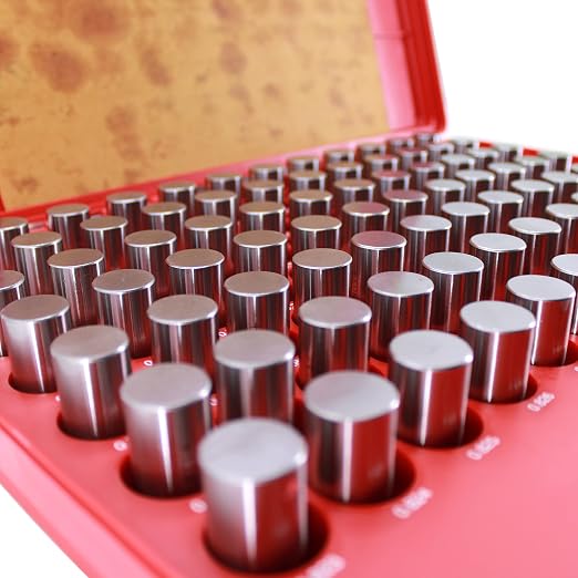 HFS(R) M5 Plus Steel Pin Gage Set with Storage Case for Carpenters and Home Improvement 82 PCS 0.751-0.832"