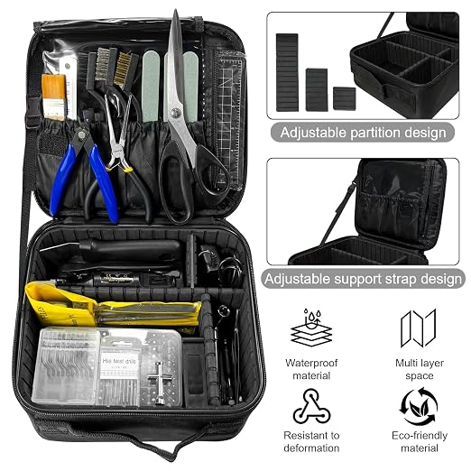 233Pcs 3D Printer Tool Kit with 3D Printer Accessories Bring Tool Box Includes Adjustable Temperature Soldering Welding Iron Kit for Disassembly Cleaning and Precision Machining 3D Printer Tools