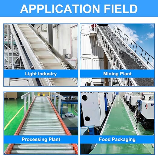 U3 12'' Conveyor Belt Lacing 316 Steel Buckle Industrial Belt Fasteners for Binding of Lightweight PVC/PVK/PU Conveyor Belts 12PCS