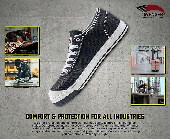 Avenger Work Boots Mens Low Top