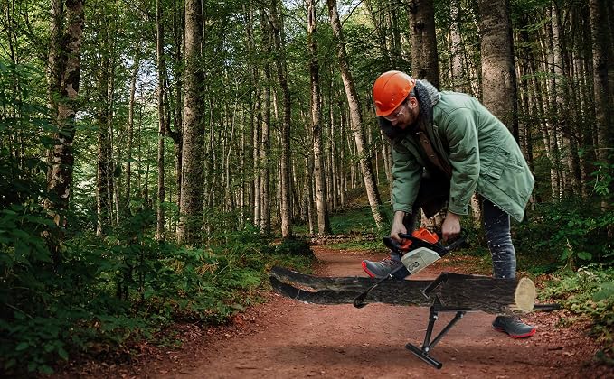 Right Hand Timberjack Triple Thick Log Lifter that Never Bends, Heavy-Duty Log Jack Helps You Lift, Move & Chainsaw Timber, Lumber & Wood, Grip Handle, Thick Heavy Steel Body, Adjustable Hook