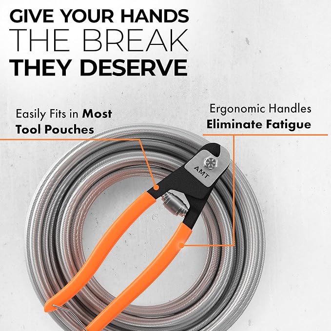 AMERICAN MUTT TOOLS Copper Wire Cable Cutter and Steel Wire Rope Cutter