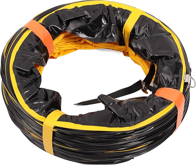 MOUNTO 25FT PVC Flexible Duct Hosing for Exhaust Fan (10inch w/o bag)