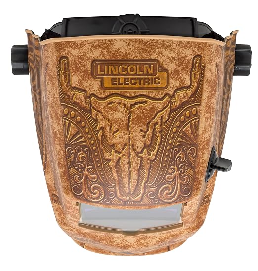 Lincoln Electric-K4134-1 Welding Helmet, Brown, Ratchet, Plastic