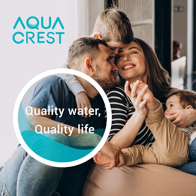 AQUA CREST AP117 Whole House Water Filter, Replacement for 3M® Aqua-Pure AP117, Whirlpool® WHKF-GAC, Pack of 4