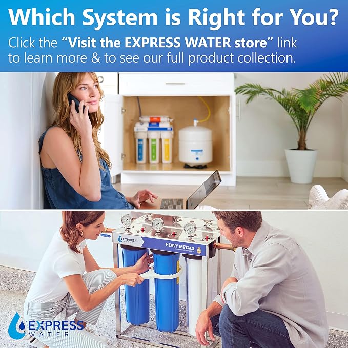 Express Water Replacement Countertop RO Filters for 5-Stage Countertop RO System ROC001 (Pre & Post Filter)