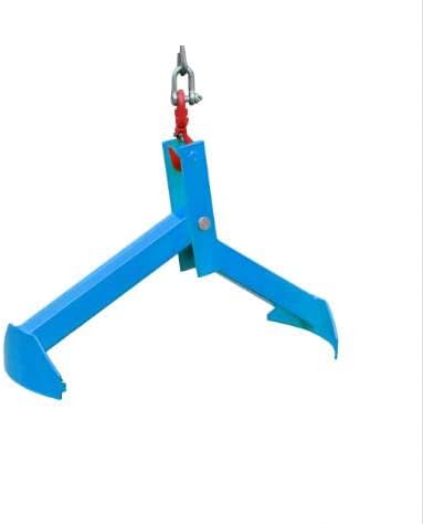 Drum Lifter - Vertical Drum Clamp for Quick and Easy Loading/Unloading of 55 Gallon Steel Drums, 1100lb. Capacity, Rugged All-Steel Construction, Narrow Profile for Overpack Drum Placement
