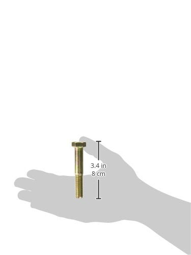 Hard-To-Find Fastener Grade 8 Hex Cap Coarse Large Bolts, Midwest Assortment Refill, Steel Hex Bolts for Construction, Home Improvement, 1/2-13 x 3 - Inch, Pack of 4