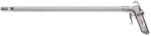 Guardair Long John Safety Air Gun with 36-Inch Aluminum Extension, High Performance OSHA Compliant Alloy Nozzle, Gray/Silver (75LJ036AA)