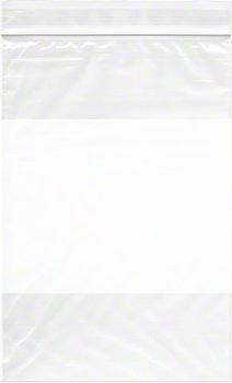 Plymor 6" x 9" (Pack of 200), 4 Mil with White-Block Heavy Duty Zipper Reclosable Plastic Bags