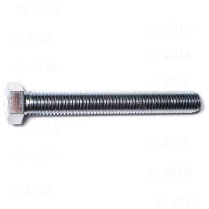 Hard to Find Fastener Tap Hex Bolts, Durable Corrosion-Resistant Steel Hex Head Bolt for Home Improvement, DIY, Construction, 5/8-11 x 5, Pack of 25