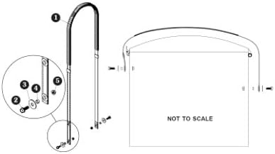 Brumleve® Heavy Duty Tarp Straps – Premium Polyester “Wind Straps” for Roll Tarp Systems – 2-Pack