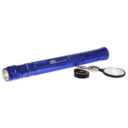 Rechargeable Extendable Magnetic Flashlight with Holster and Mirror Kit # EMF-R - Sold Each