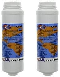 Omnipure - Q5486 Q-Series GAC and Phosphate Water Filter - Granular Activated Carbon (GAC) and Polyphosphate for Reverse Osmosis (RO) System (2-PACK)