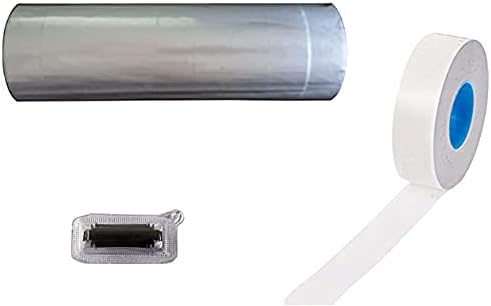 Veltec Premium 2212 Pricing Labels for Garvey and Contact 22-6 22-7 22-8 Price Gun - 9 Rolls, 11,000 Labels and Free Inker (White)