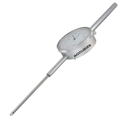 Accusize 0-4" Dial Indicator, Resolution: 0.001", P900-S105 | 0-4" x 0.001", AGD2 Style, Lug Back