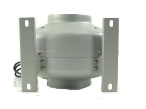 Tjernlund M-6 Inline Duct Booster Fan, Hydroponic Blower Heat Air Conditioning Vent Exhaust, 460 CFM, 6"